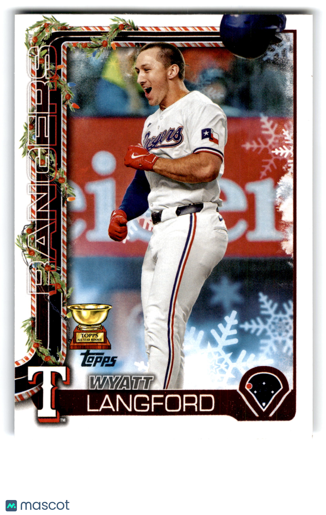 2025 Topps Holiday Wyatt Langford #H87