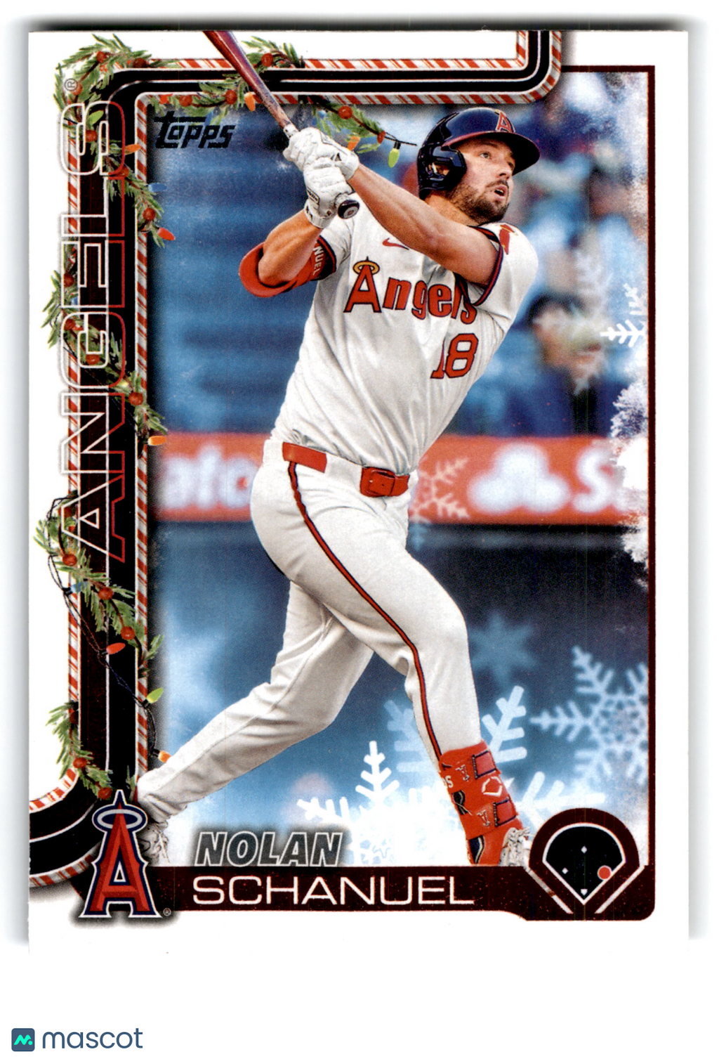 2025 Topps Holiday Nolan Schanuel #H55