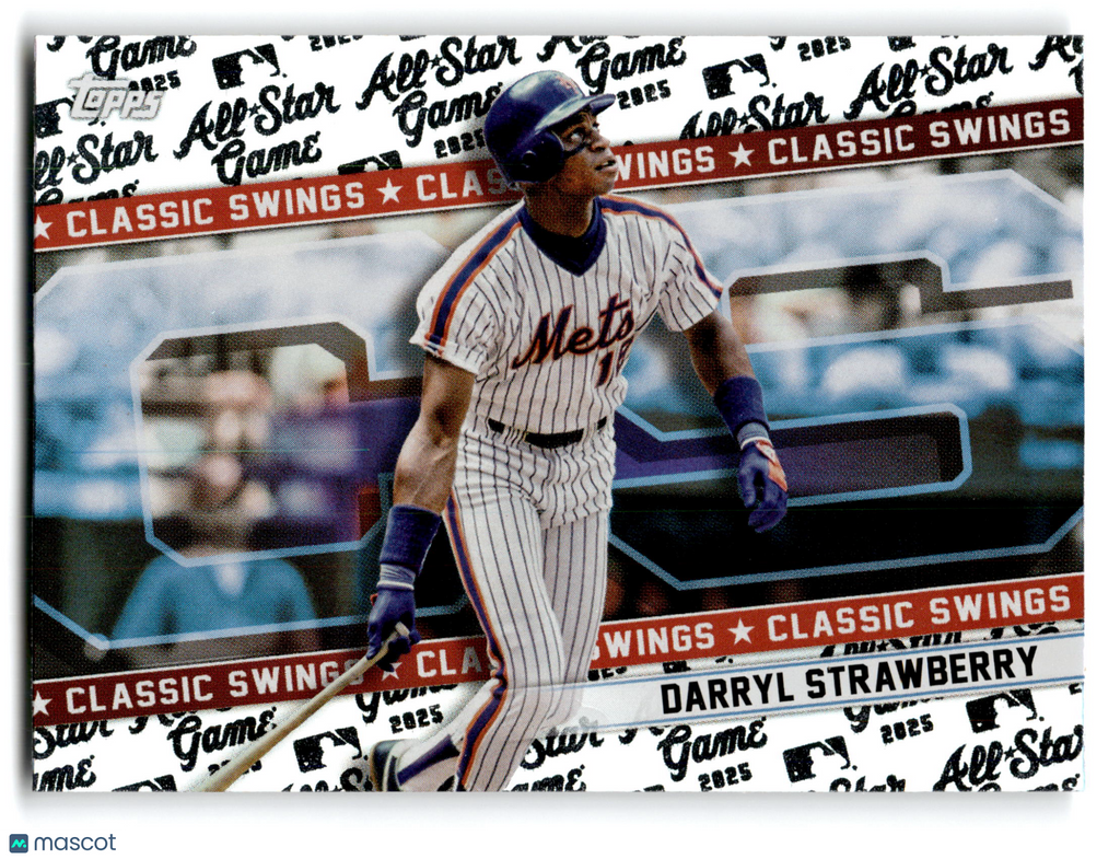 2025 Topps All-Star Game Classic Swings Darryl Strawberry #CS-6
