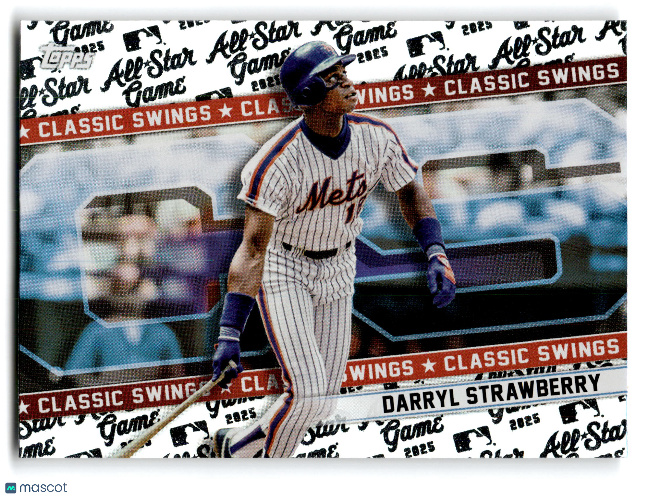 2025 Topps All-Star Game Classic Swings Darryl Strawberry #CS-6