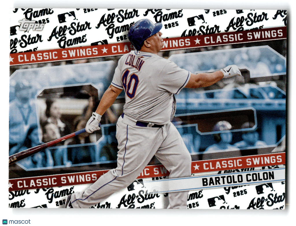 2025 Topps All-Star Game Classic Swings Bartolo Colon #CS-16