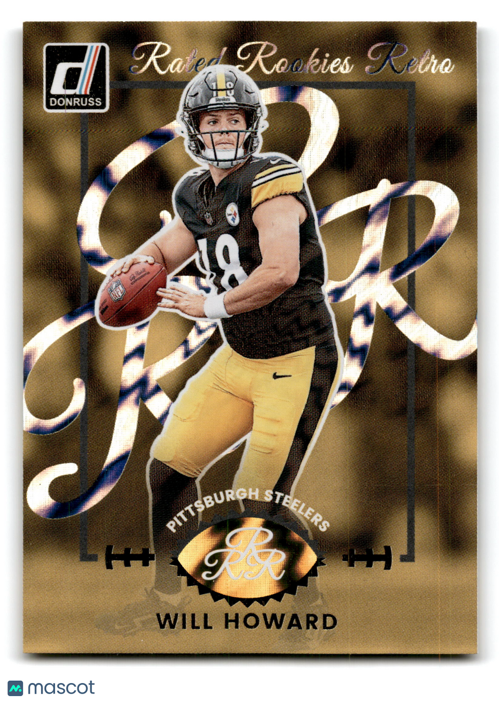 2025 Panini Donruss Rated Rookies Retro Will Howard #15