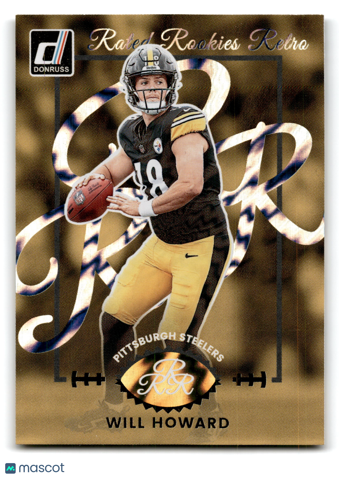 2025 Panini Donruss Rated Rookies Retro Will Howard #15