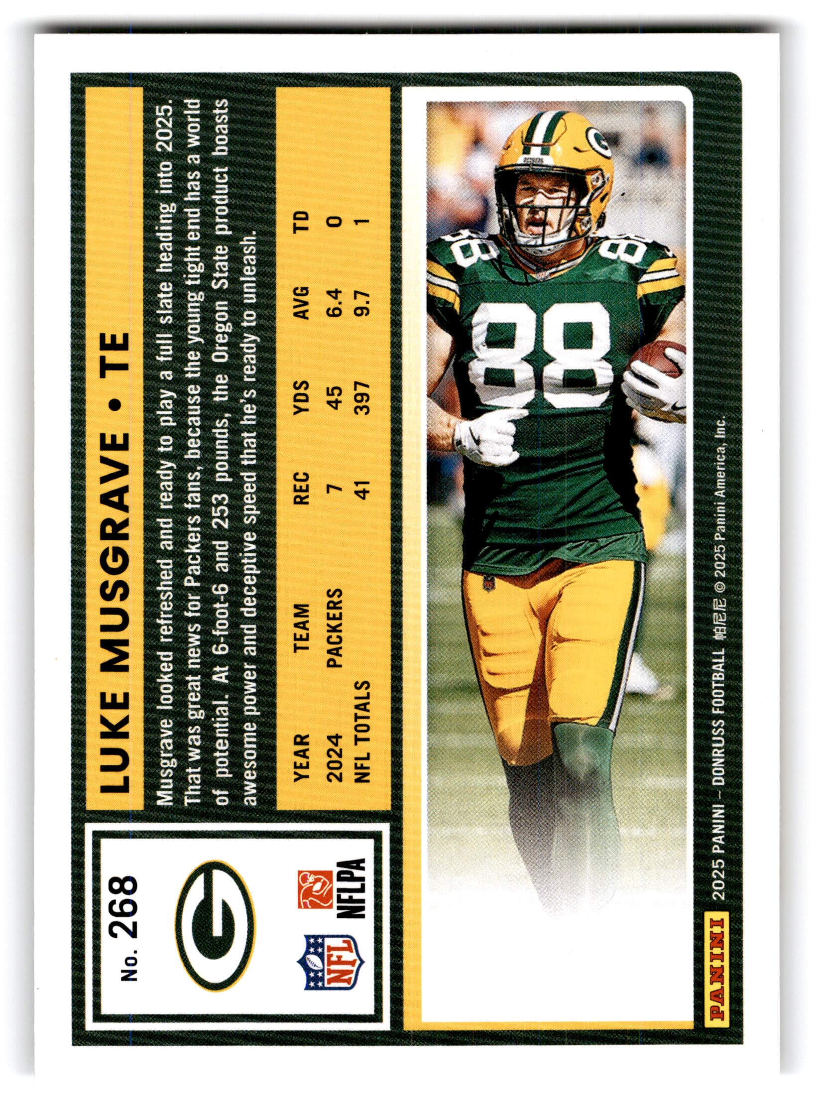 2025 Panini Donruss Luke Musgrave #268