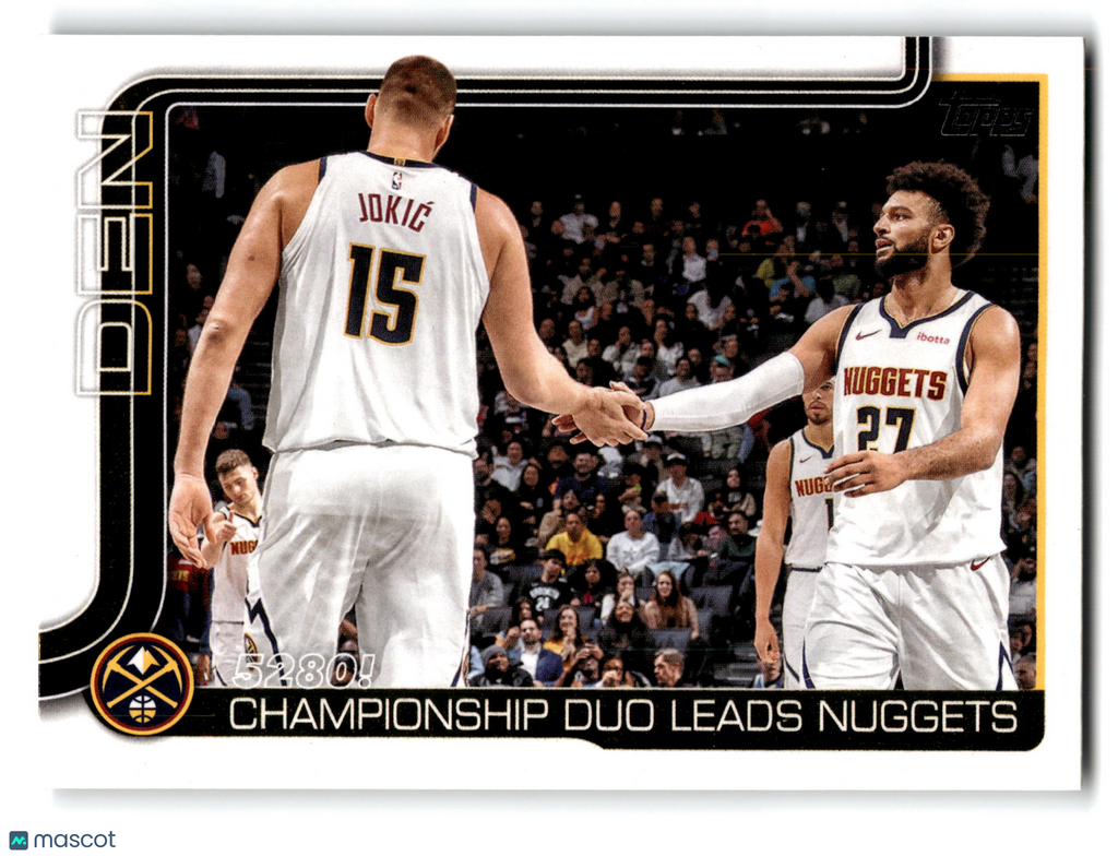 2025 Topps Flagship Basketball Jamal Murray Nikola Jokic #286