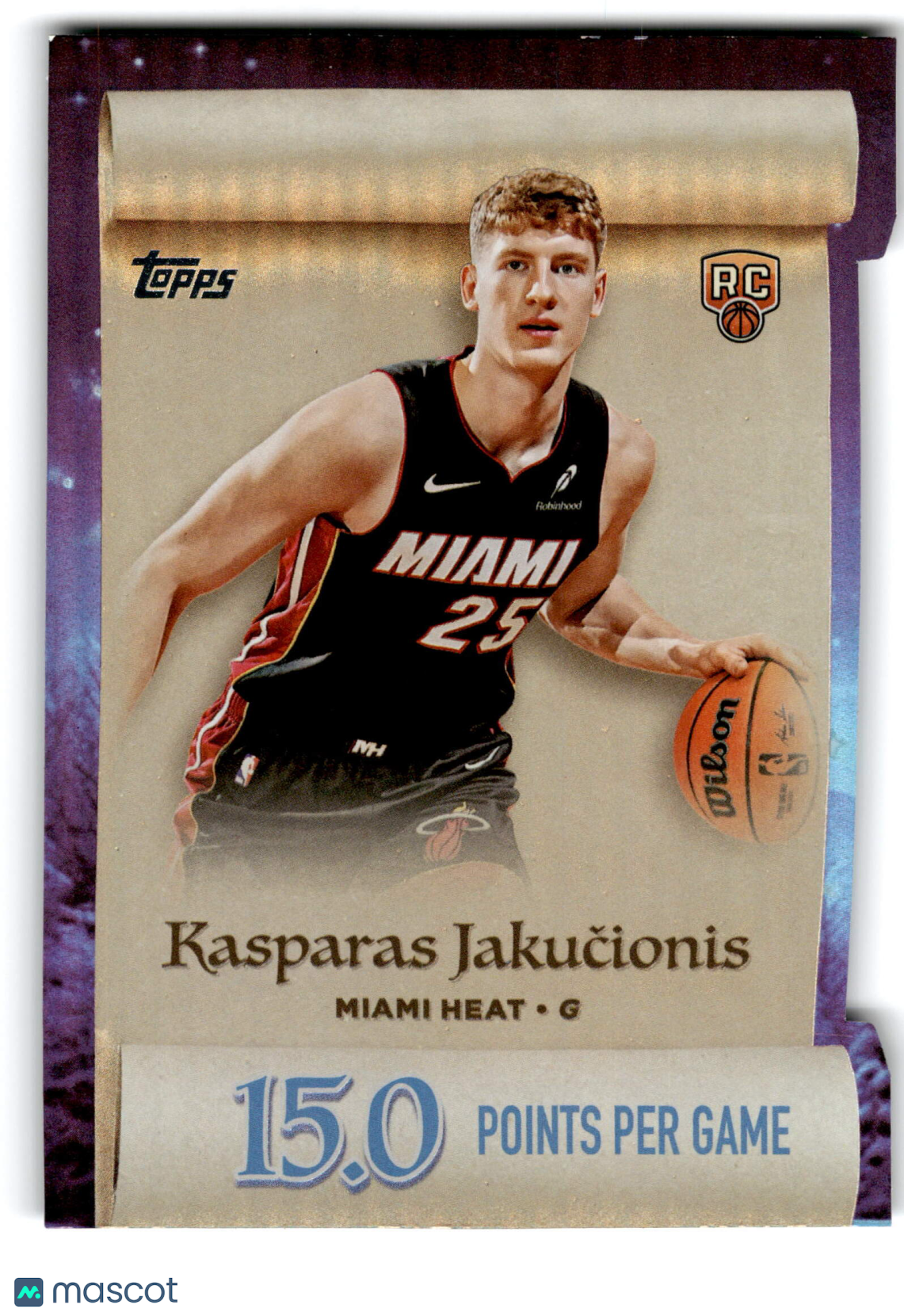 2025 Topps Kasparas Jakučionis #ML-20 RC
