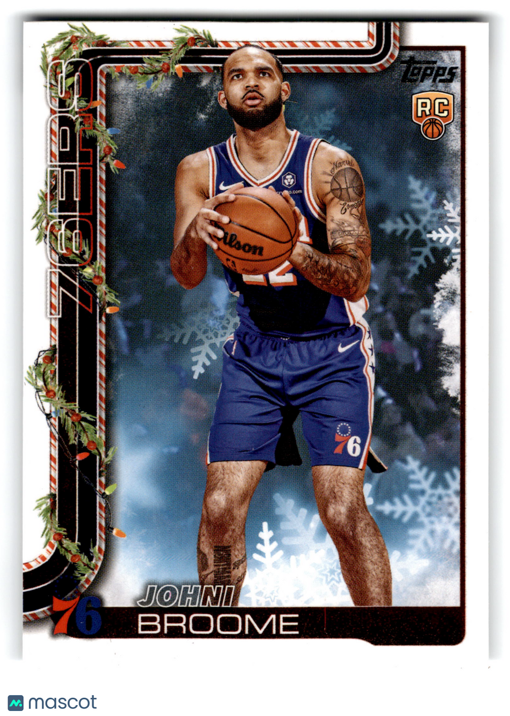 2025 Topps Holiday Johni Broome #H195 RC