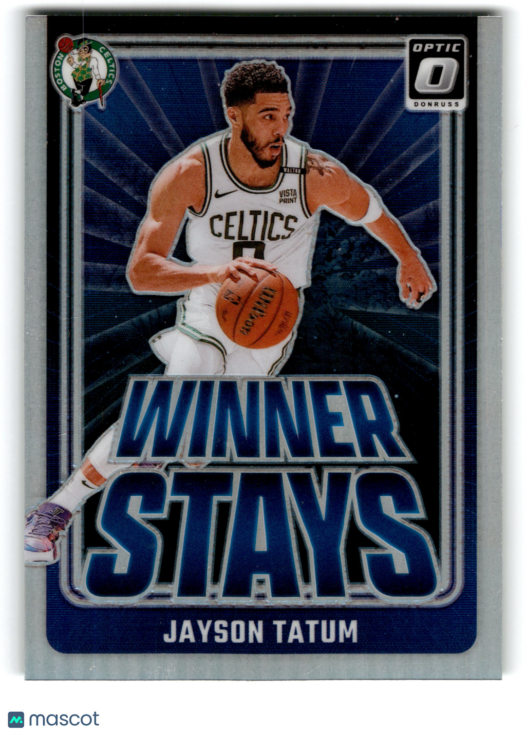 2025 Panini Donruss Optic Winner Stays Jayson Tatum #2 Prizm