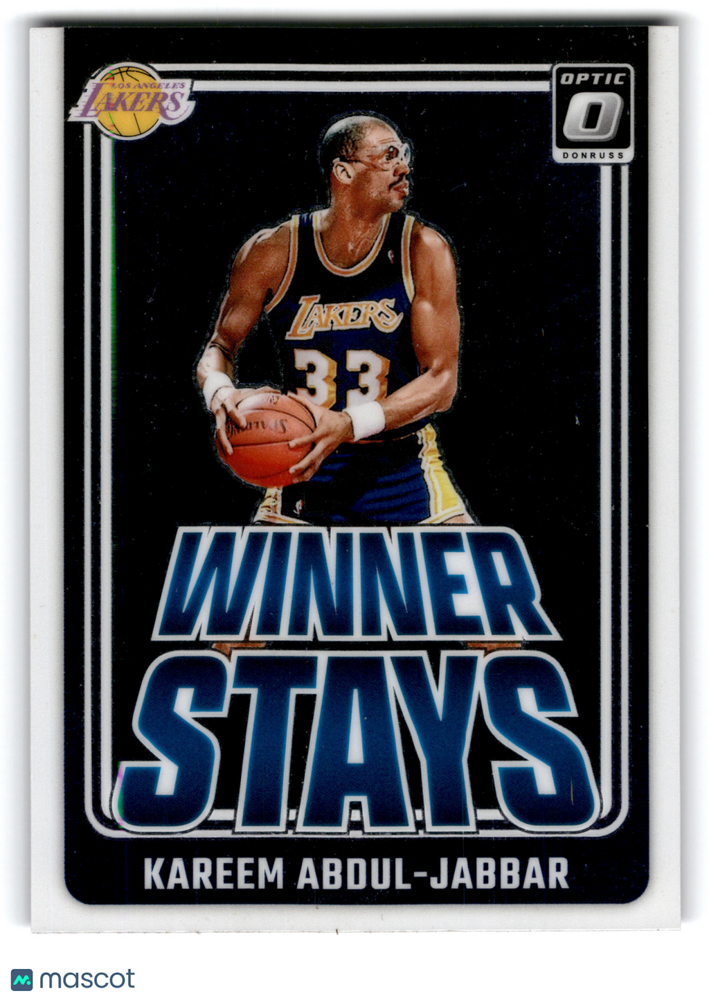 2025 Panini Donruss Optic Winner Stays Kareem Abdul-Jabbar #14