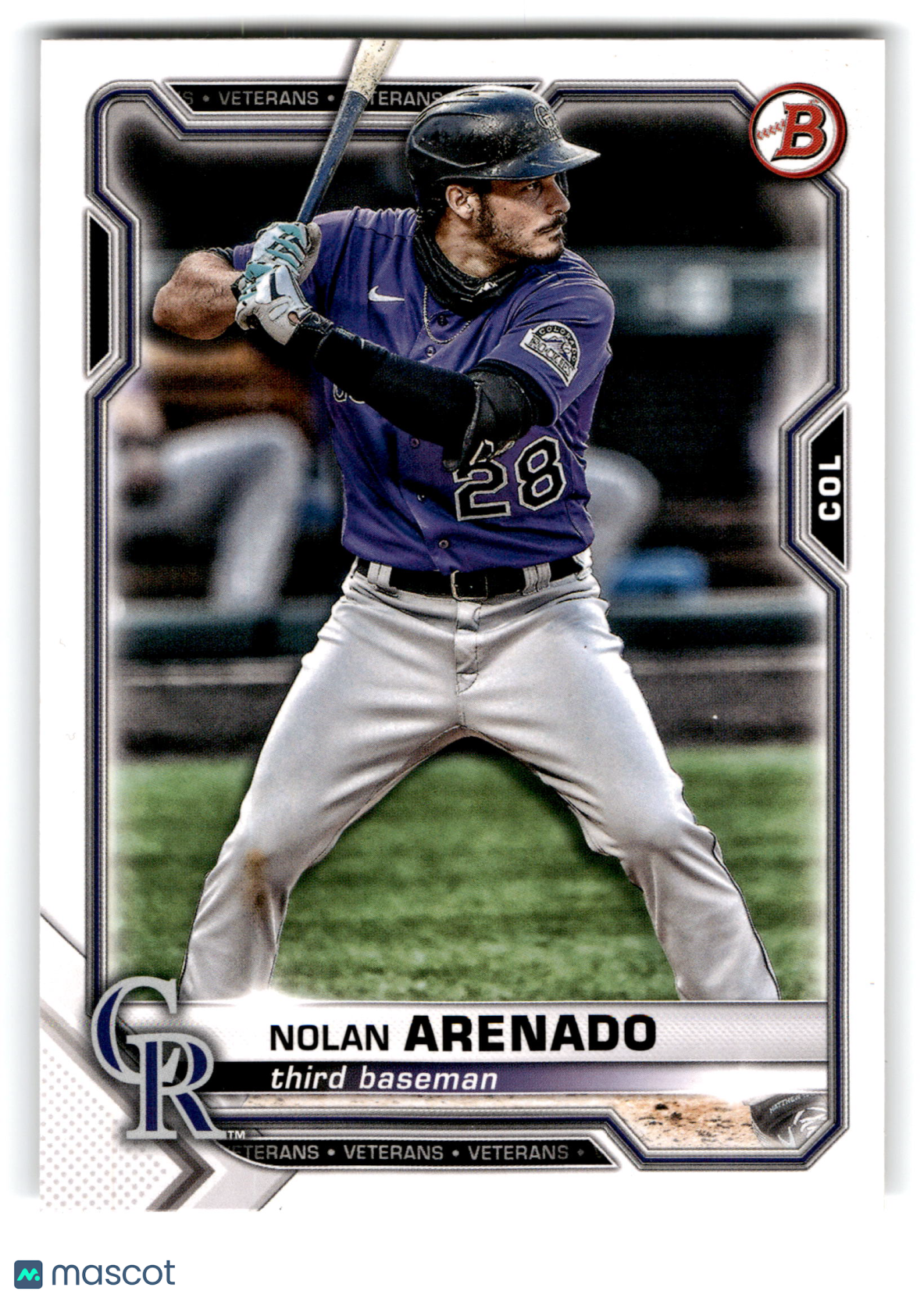 2021 Bowman Nolan Arenado #91
