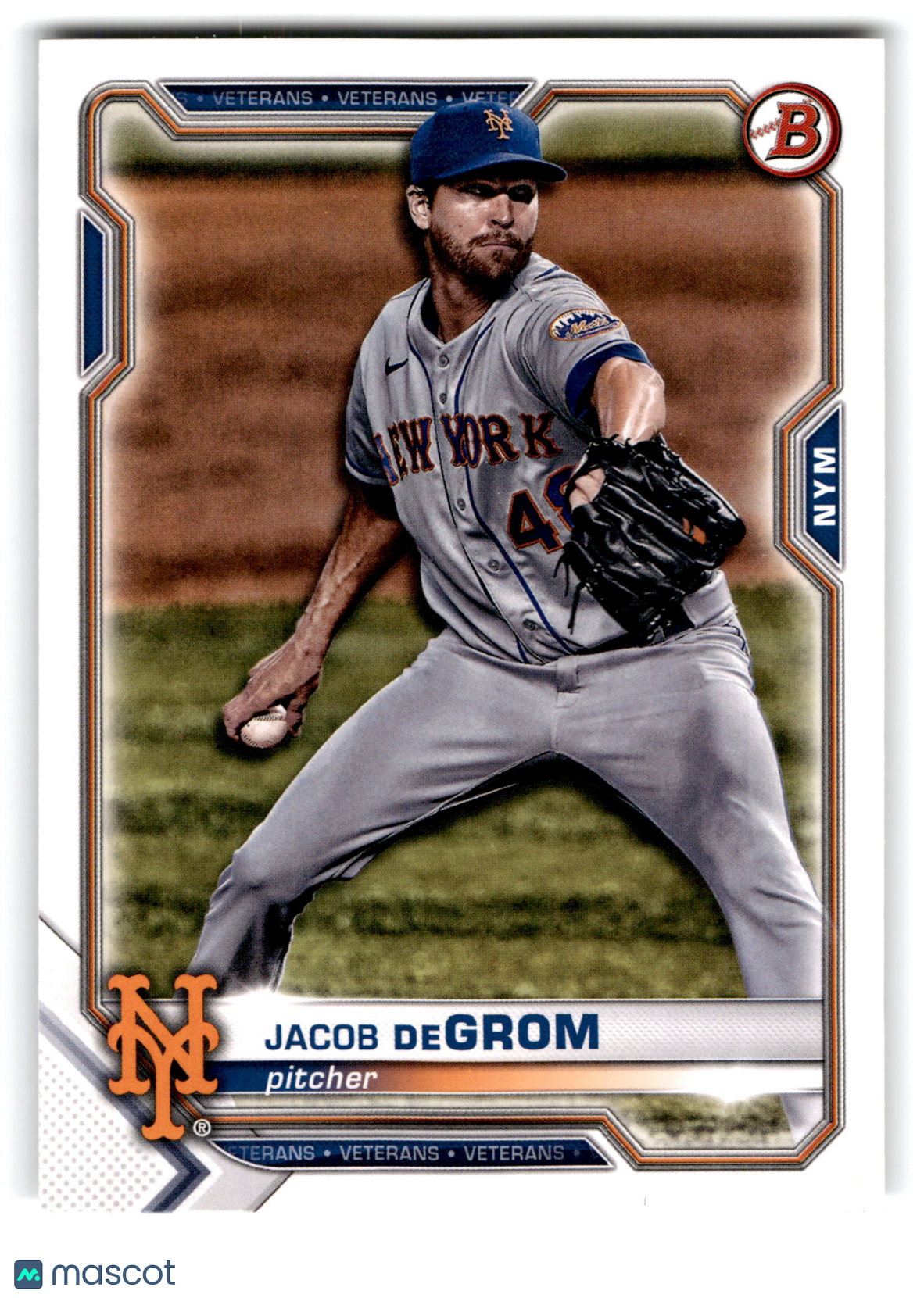 2021 Topps Bowman Jacob deGrom #46