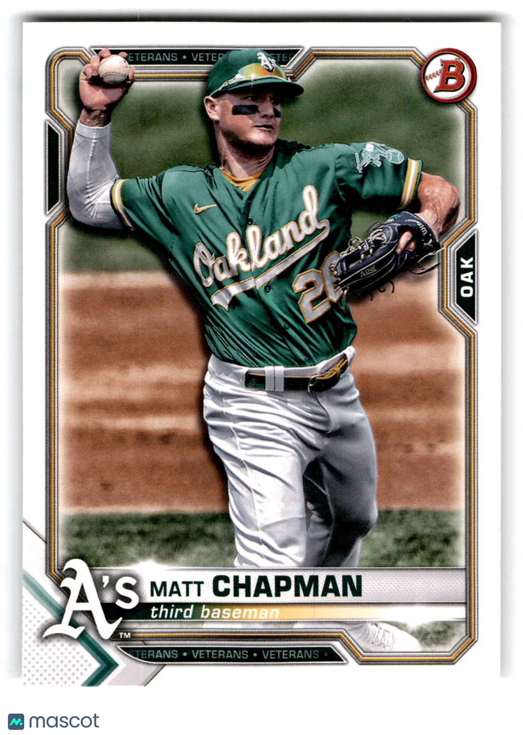 2021 Topps Bowman Matt Chapman #37