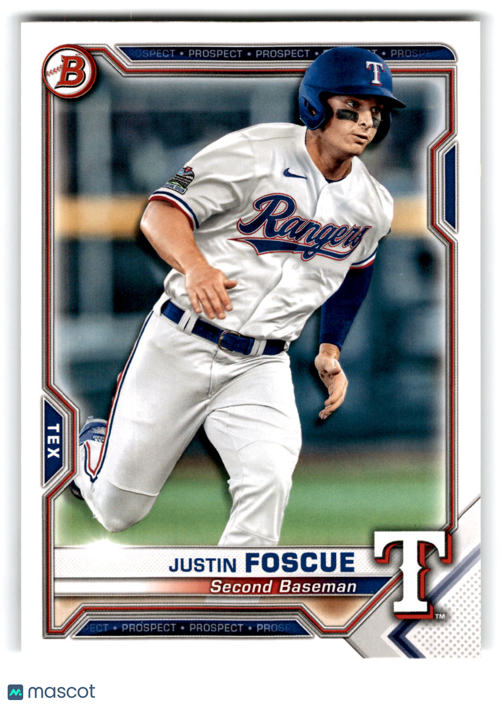 2021 Topps Bowman Prospects Justin Foscue #BP-41