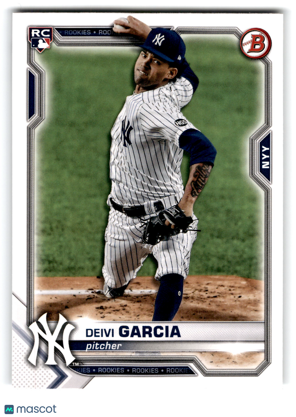 2021 Topps Bowman Deivi Garcia #72 RC