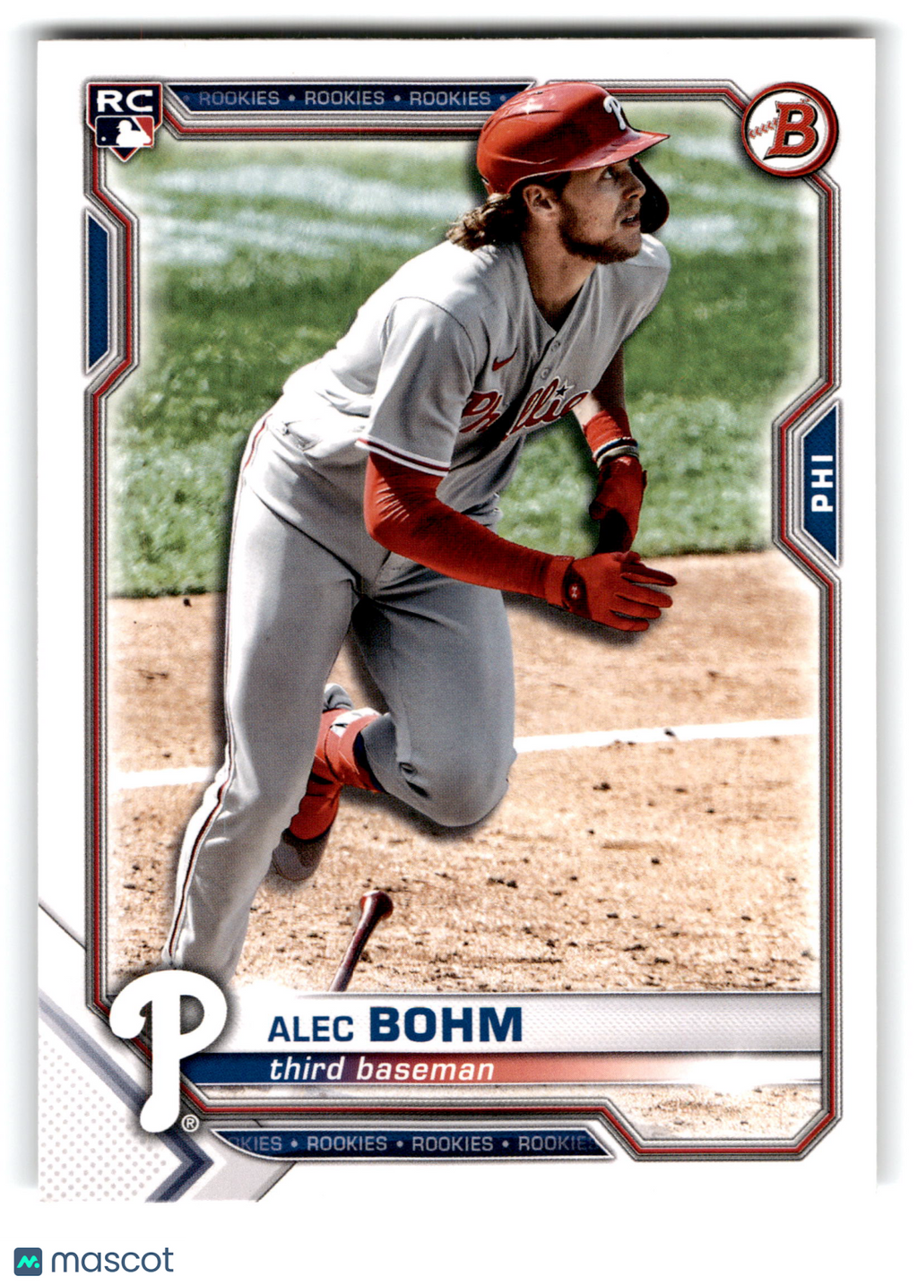 2021 Topps Bowman Alec Bohm #2 RC