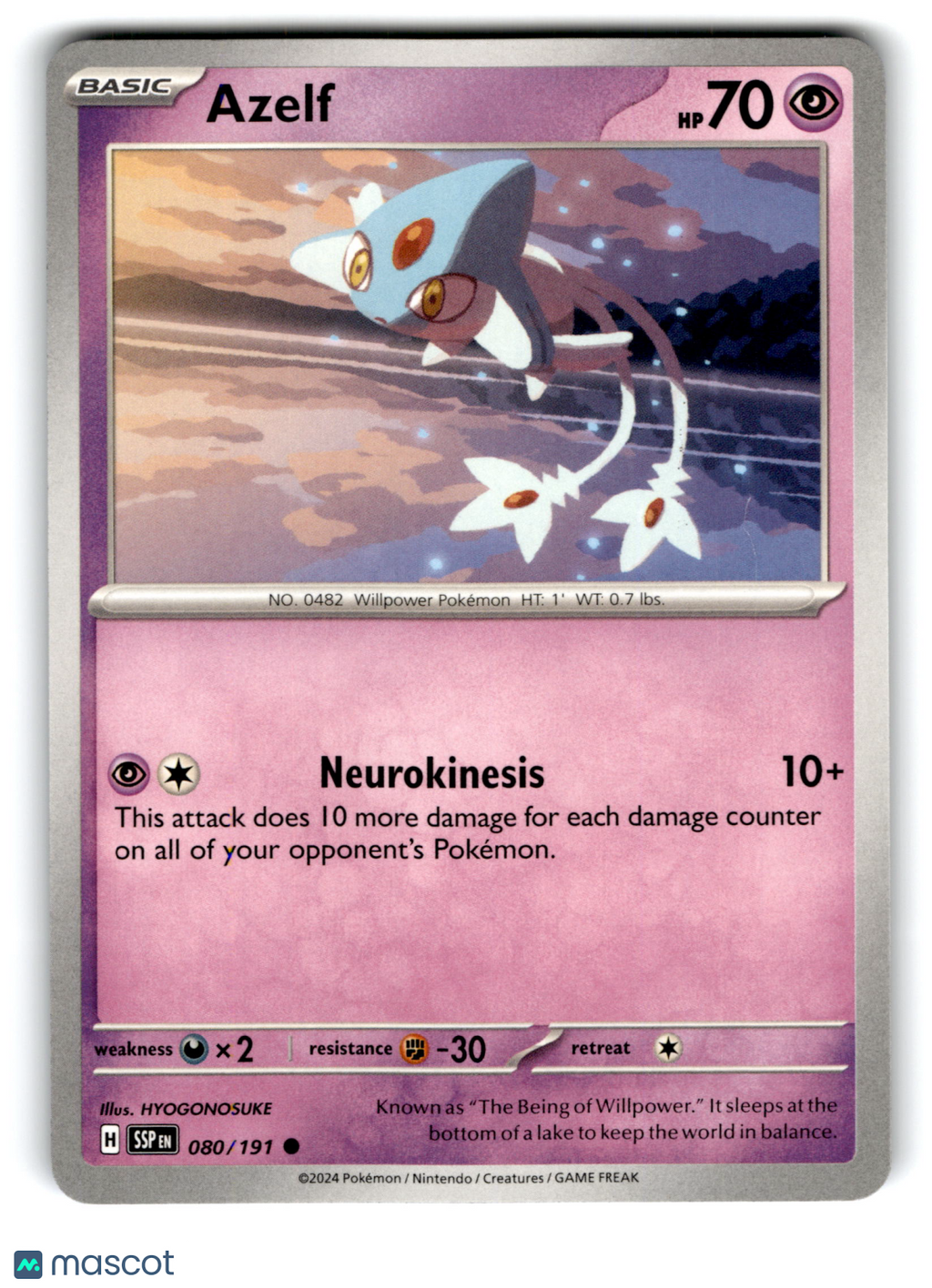 2024 Pokemon Azelf #80/191
