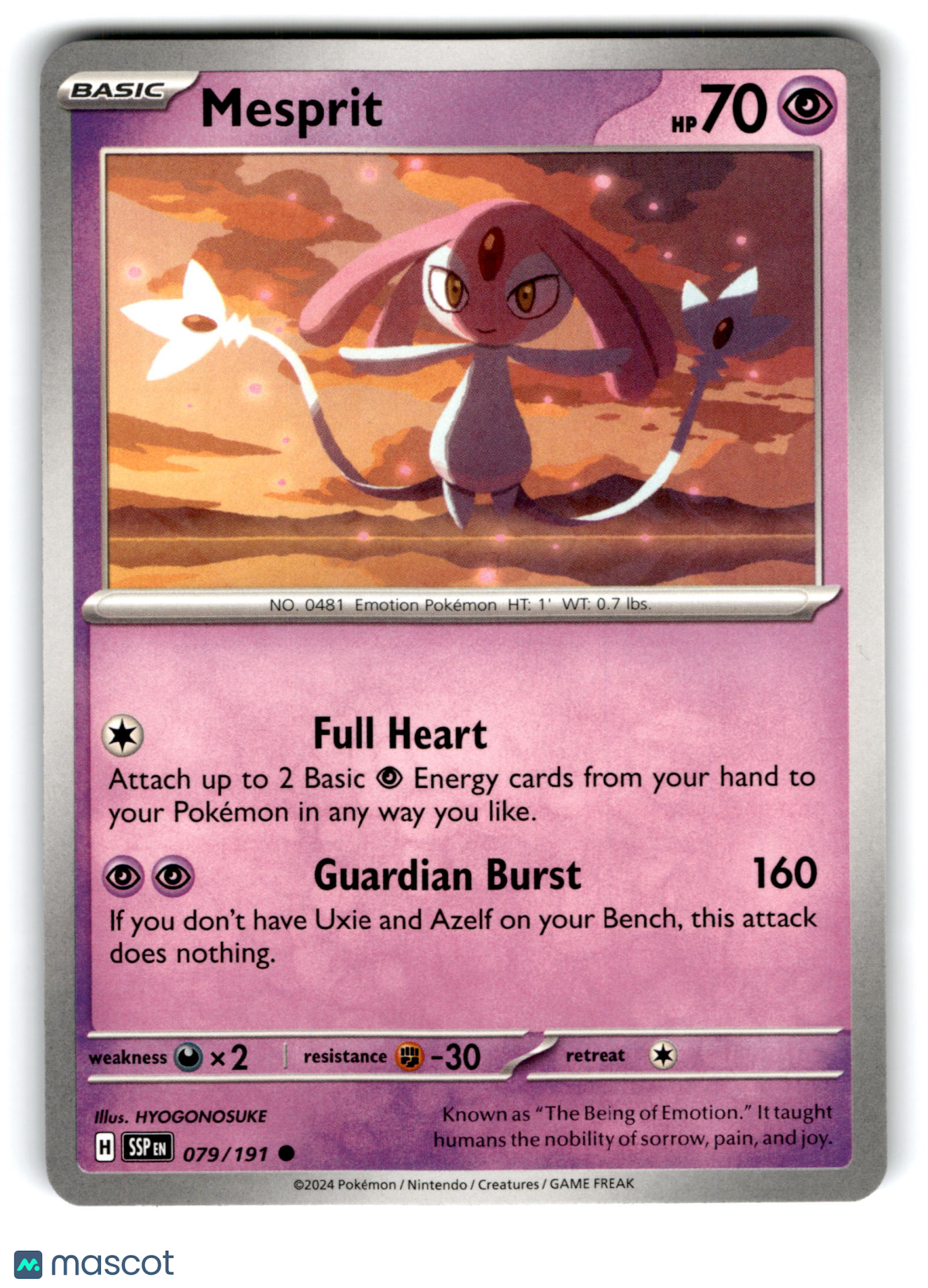 2024 Pokemon Mesprit #79/191