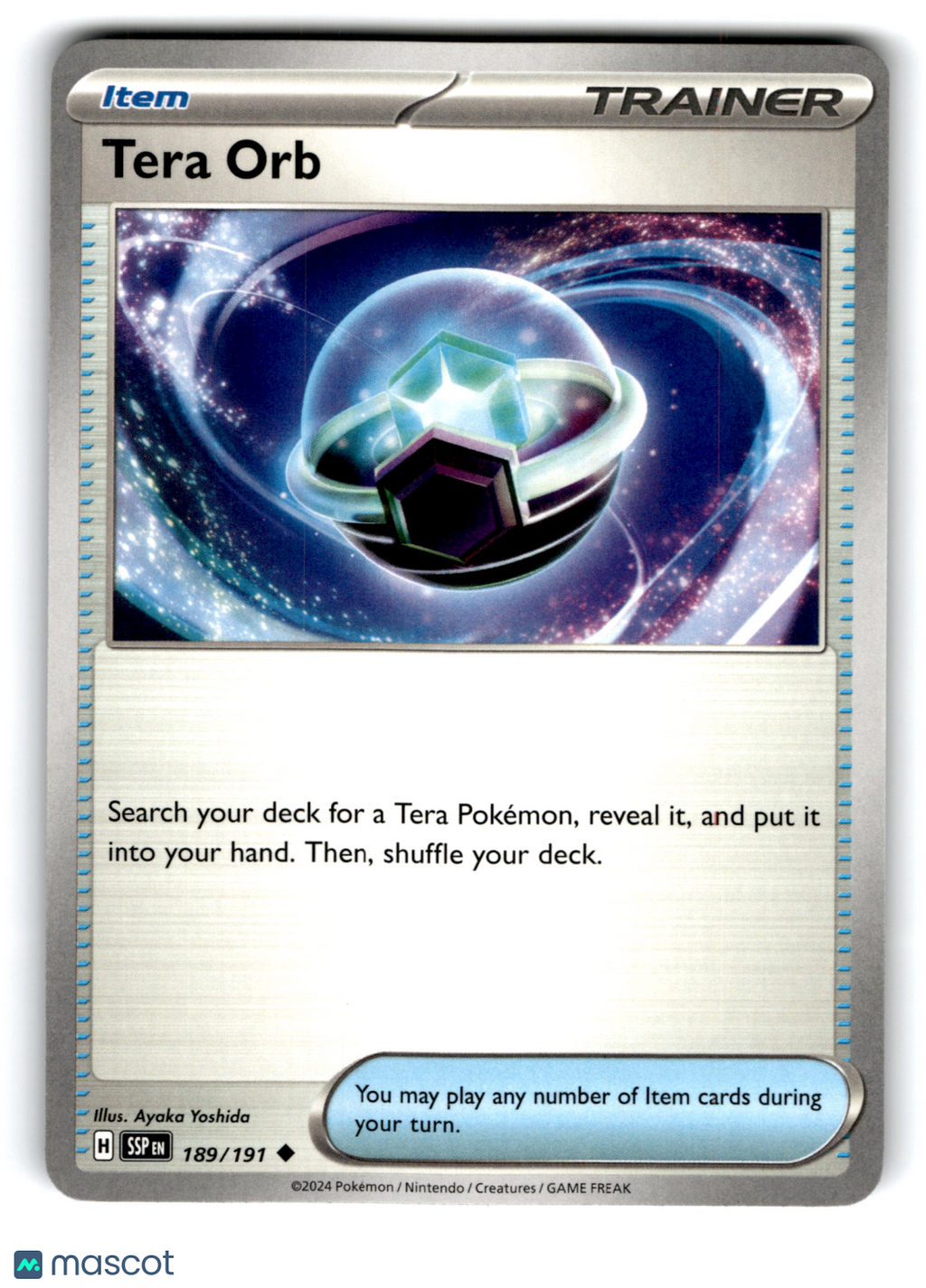 2024 Pokemon Tera Orb #189/191