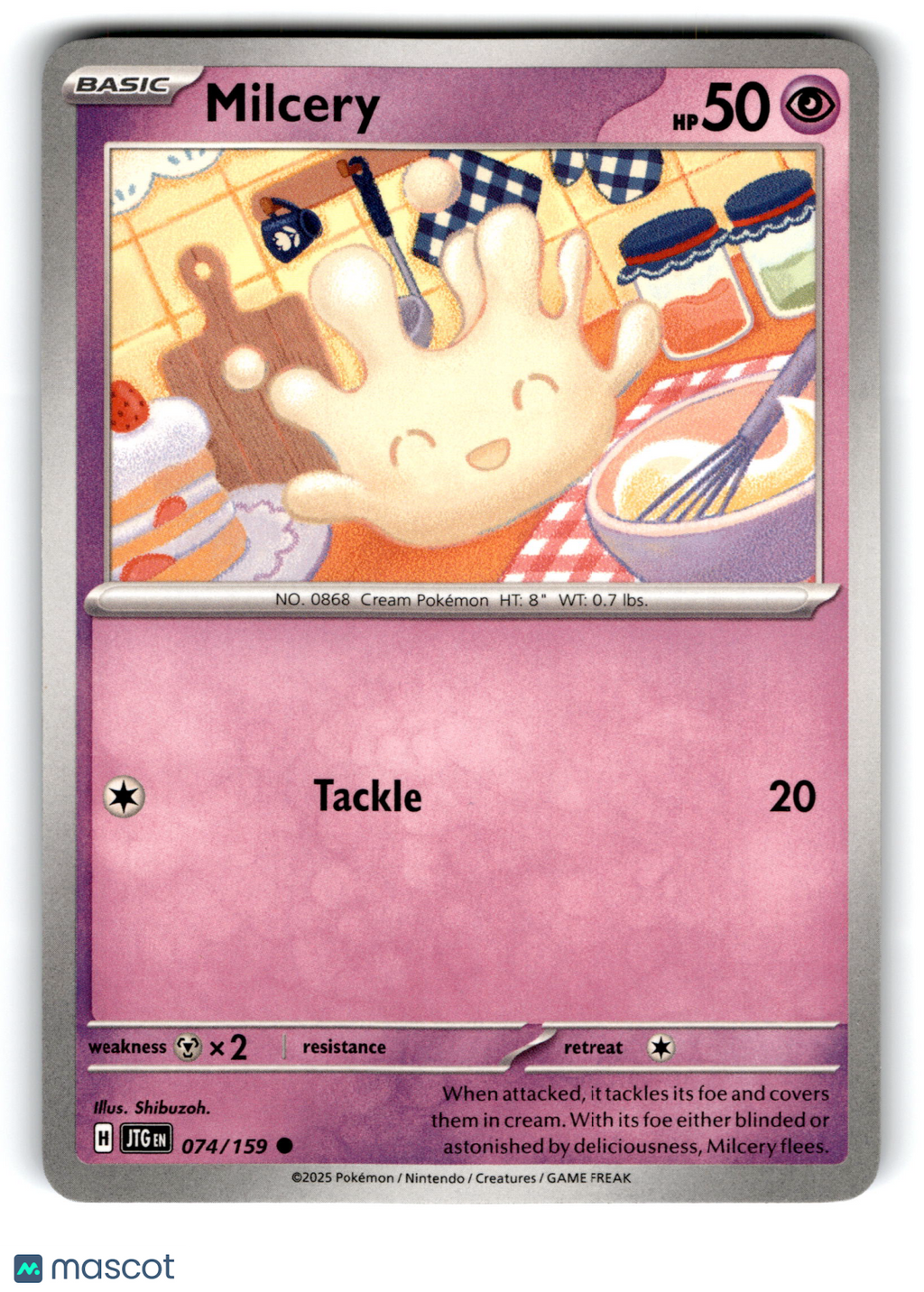 2025 Pokemon Milcery #74/159