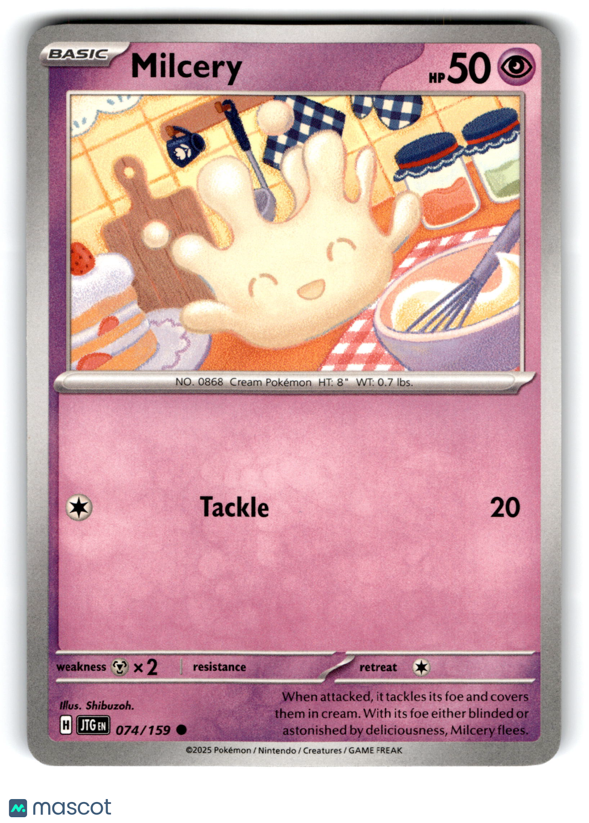 2025 Pokemon Milcery #74/159