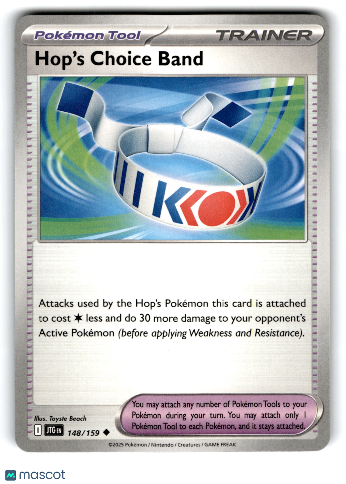 2025 Pokemon Hop's Choice Band #148/159