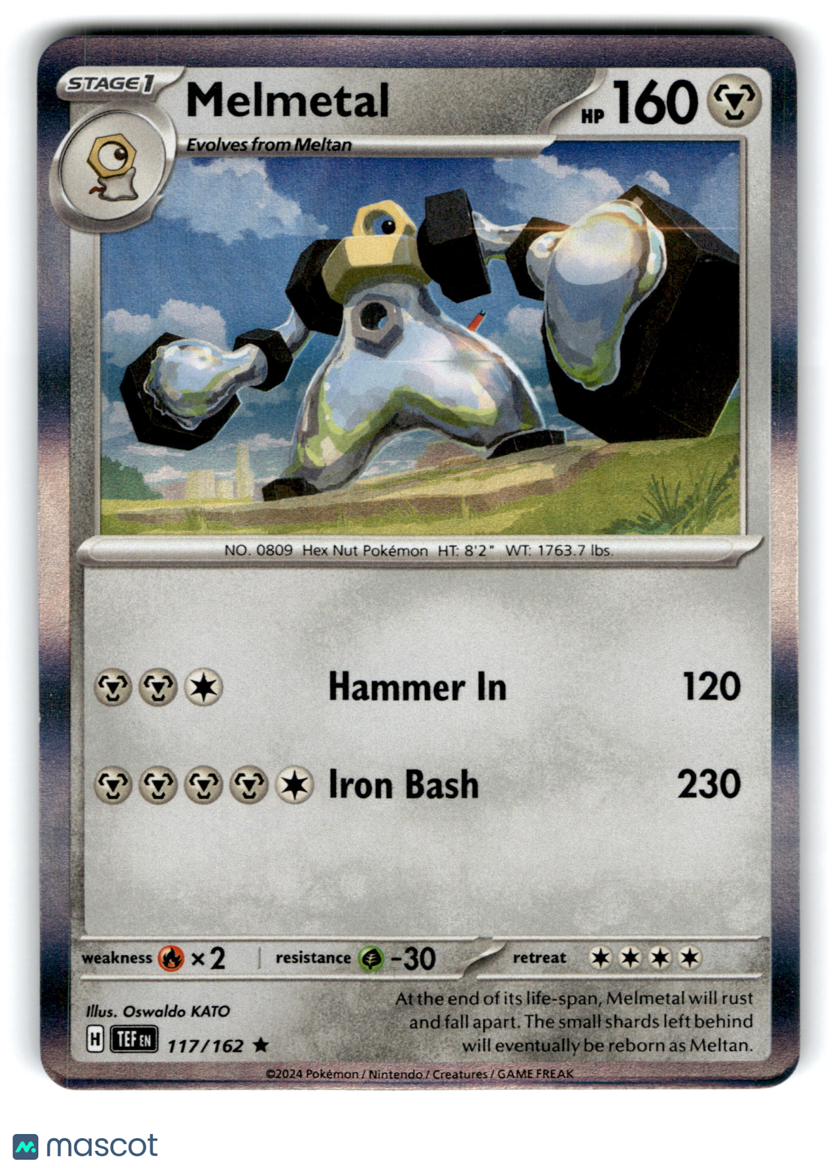 2024 Pokemon Melmetal #117/162