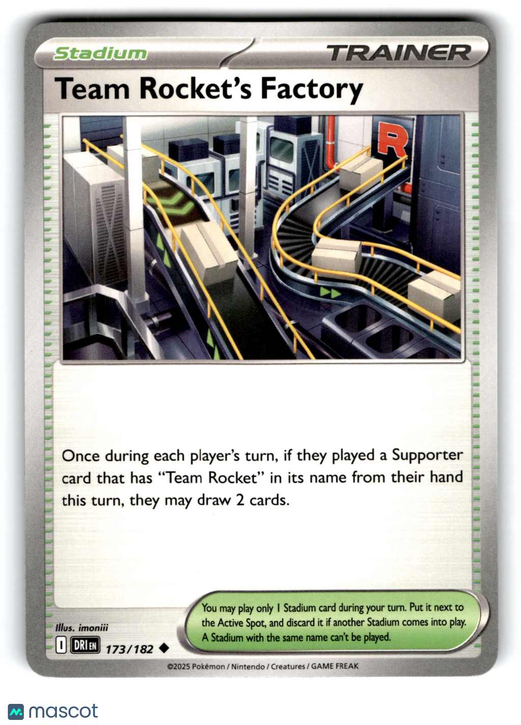 2025 Pokemon Team Rocket's Factory #173/182