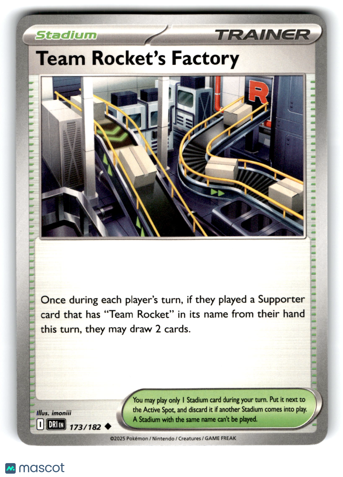 2025 Pokemon Team Rocket's Factory #173/182
