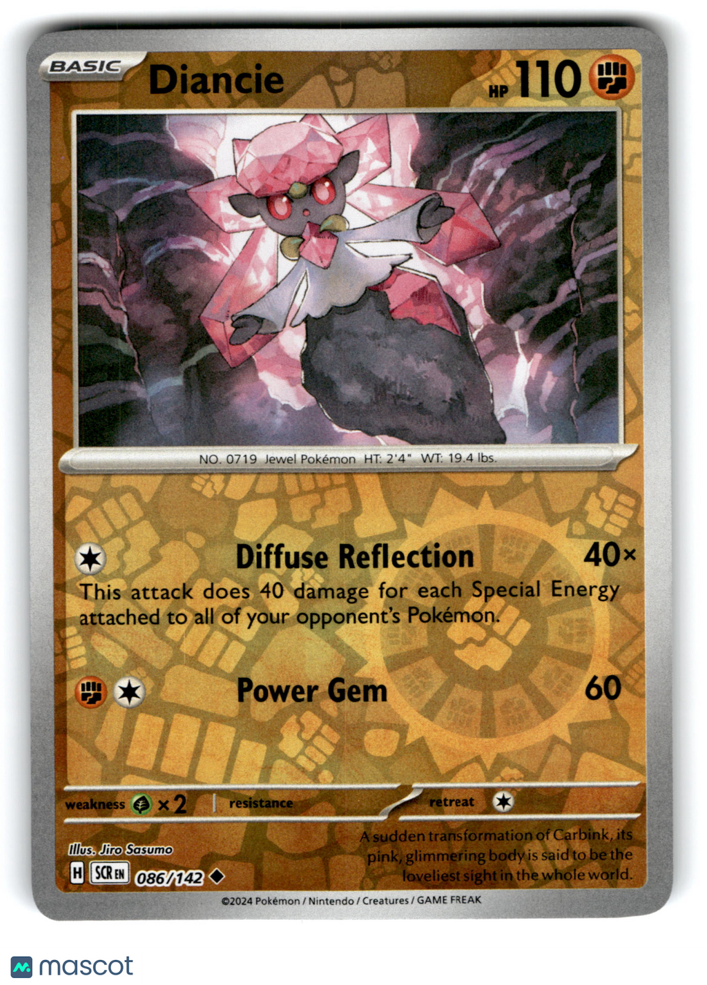 2024 Pokemon Diancie #86/142 CR S