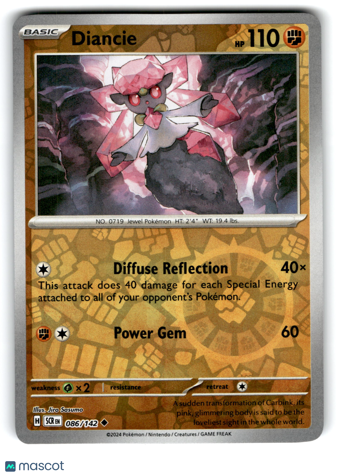 2024 Pokemon Diancie #86/142 CR S