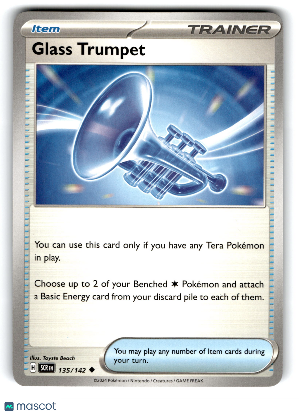 2024 Pokemon Glass Trumpet #135/142