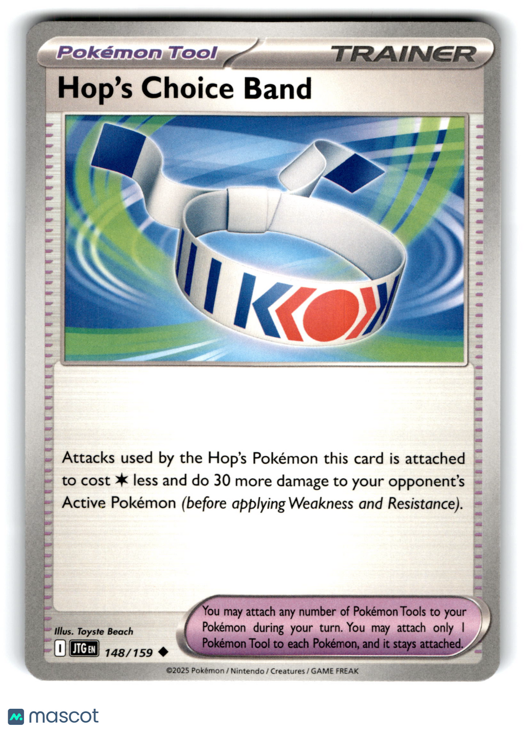 2025 Pokemon Hop’S Choice Band #148/159