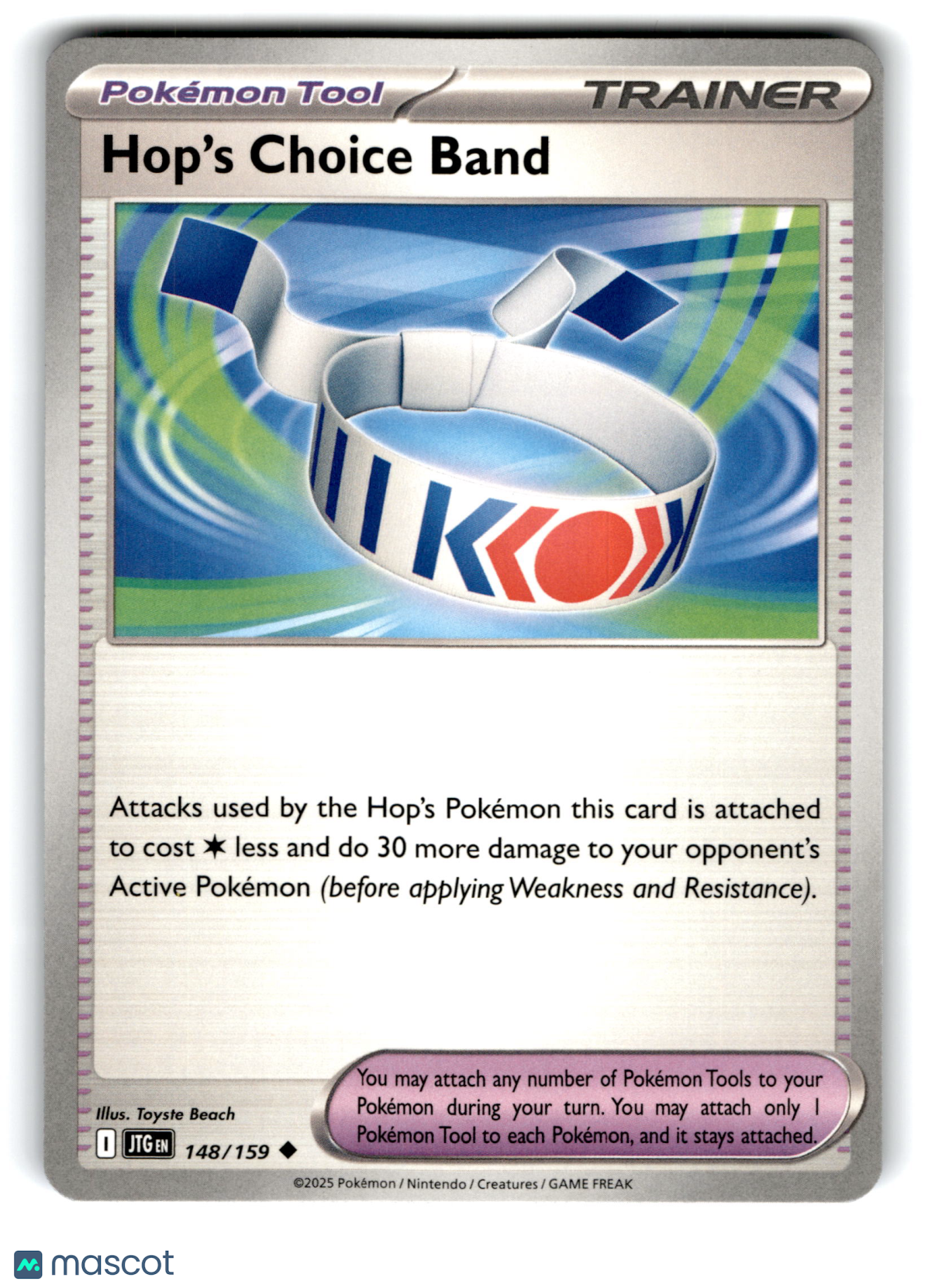 2025 Pokemon Hop’S Choice Band #148/159