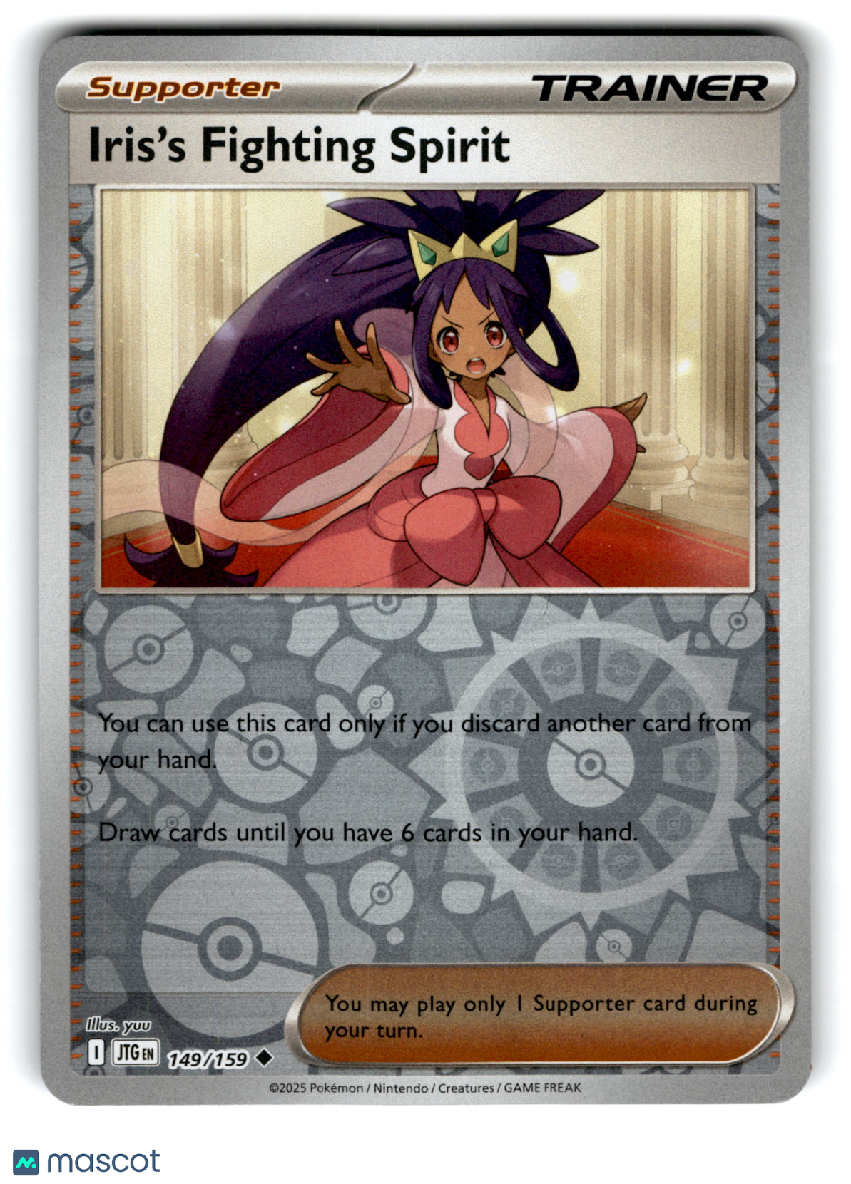 2025 Pokemon Iris's Fighting Spirit #149/159