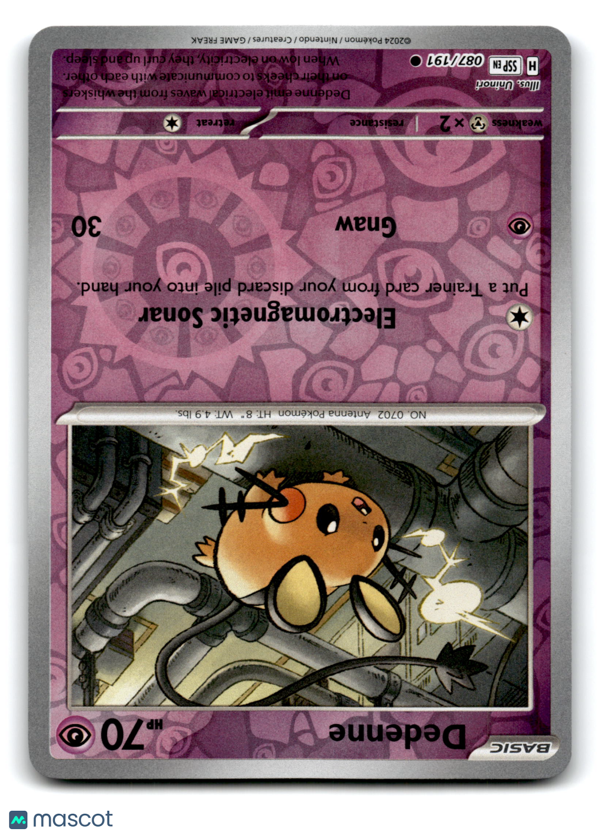 2024 Pokemon Dedenne #87/197