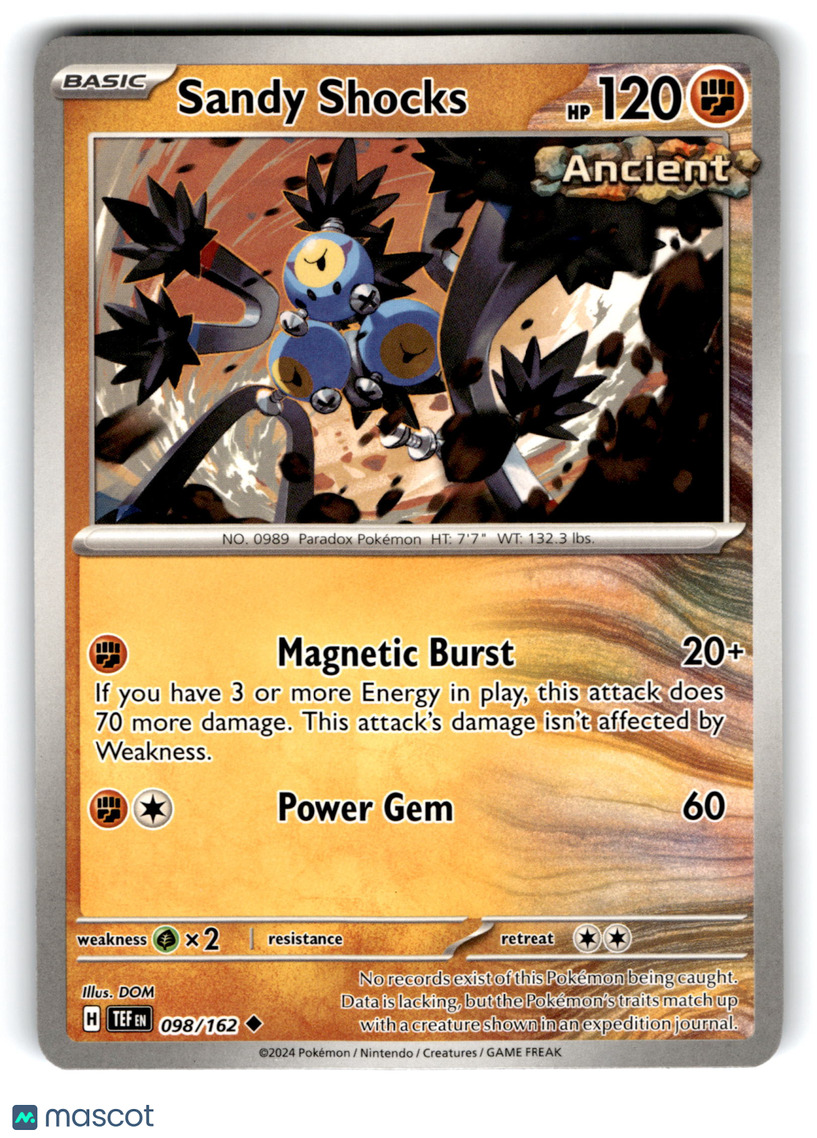 2024 Pokemon Sandy Shocks #98/162