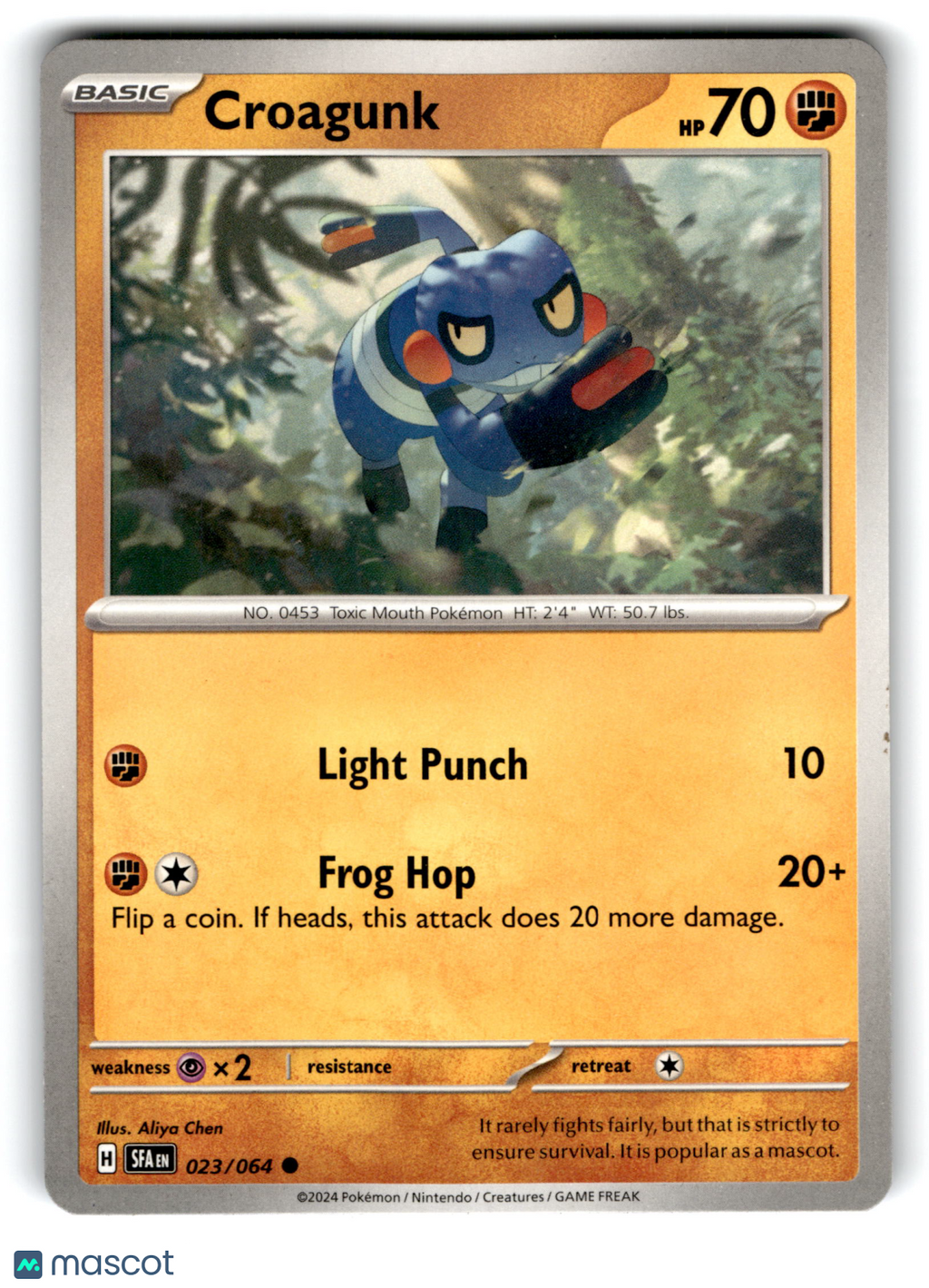 2024 Pokemon Croagunk #23/64