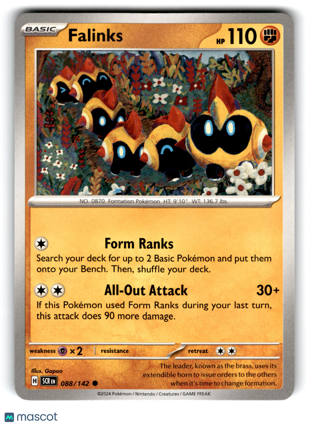 2024 Pokemon Falinks #88/142