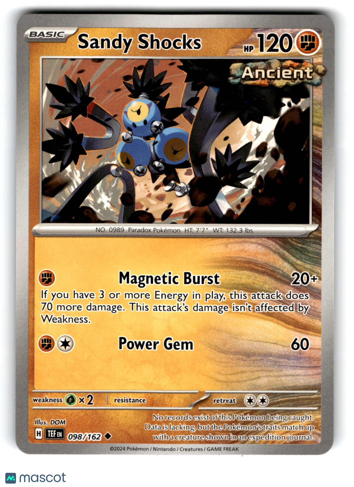2024 Pokemon Sandy Shocks #98/162