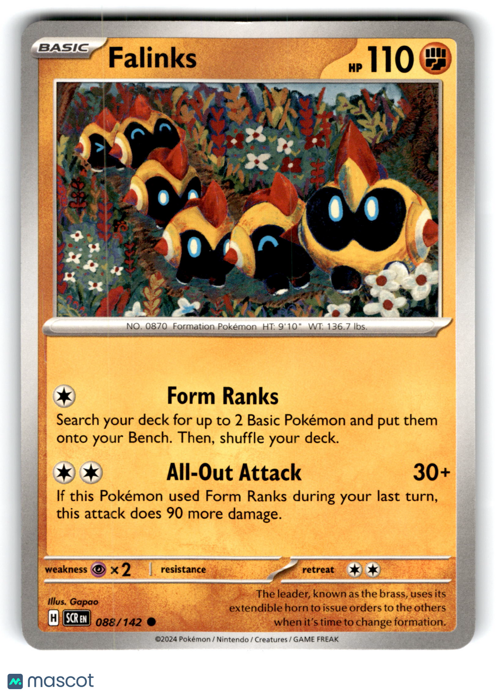 2024 Pokemon Falinks #88/142