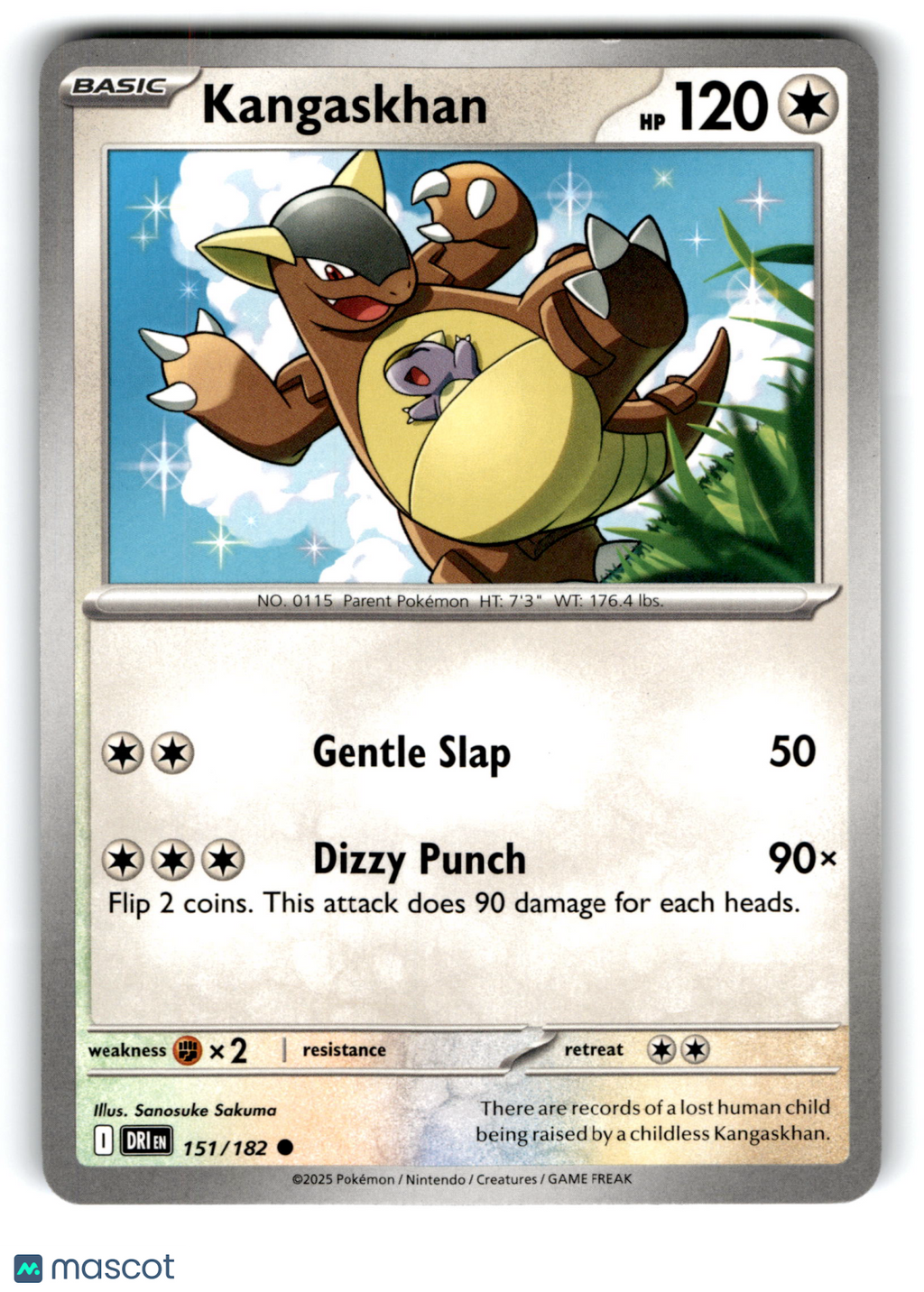 2025 Pokemon Kangaskhan #151/182