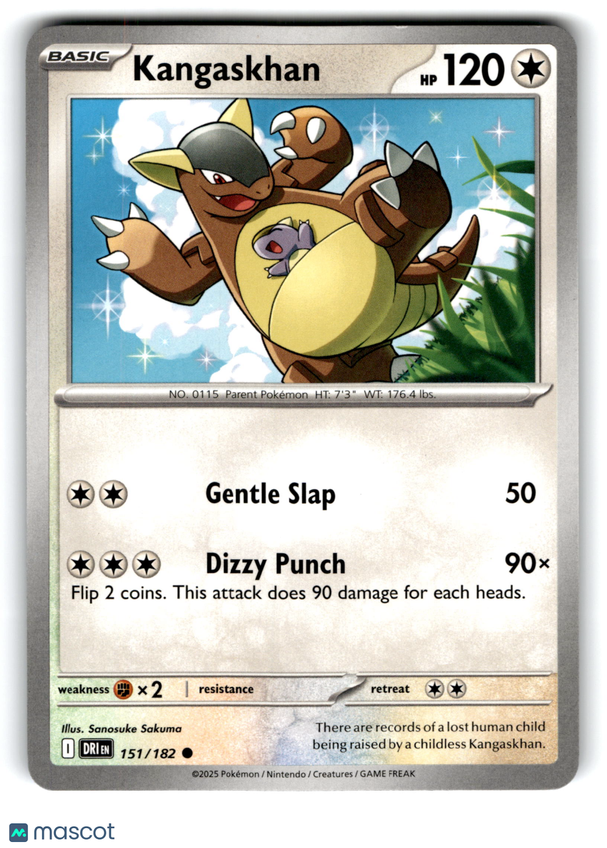 2025 Pokemon Kangaskhan #151/182