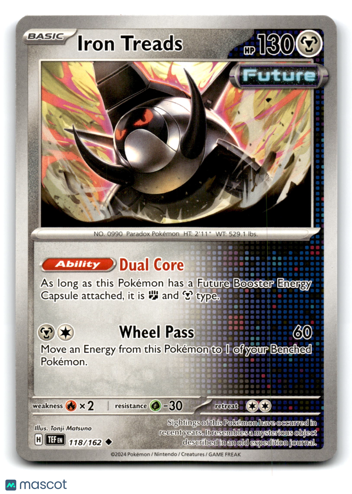 2024 Pokemon Iron Treads #118/162