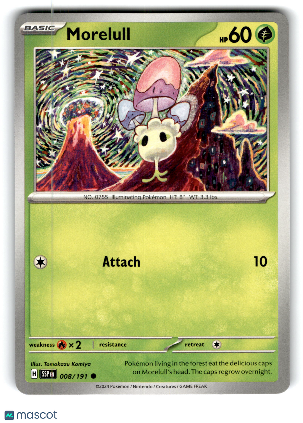 2024 Pokemon Morelull #8/191