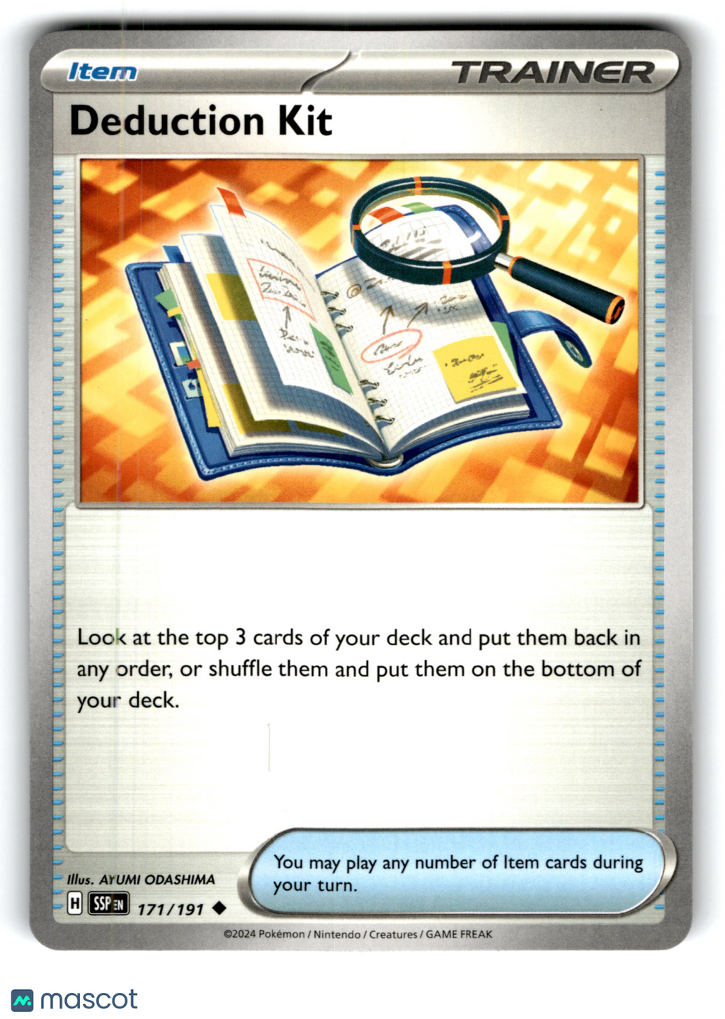 2024 Pokemon Deduction Kit #171/191