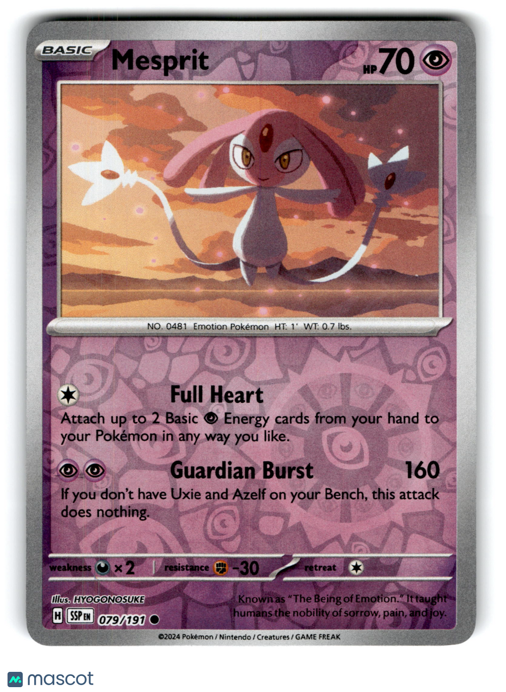 2024 Pokemon Mesprit #79/191