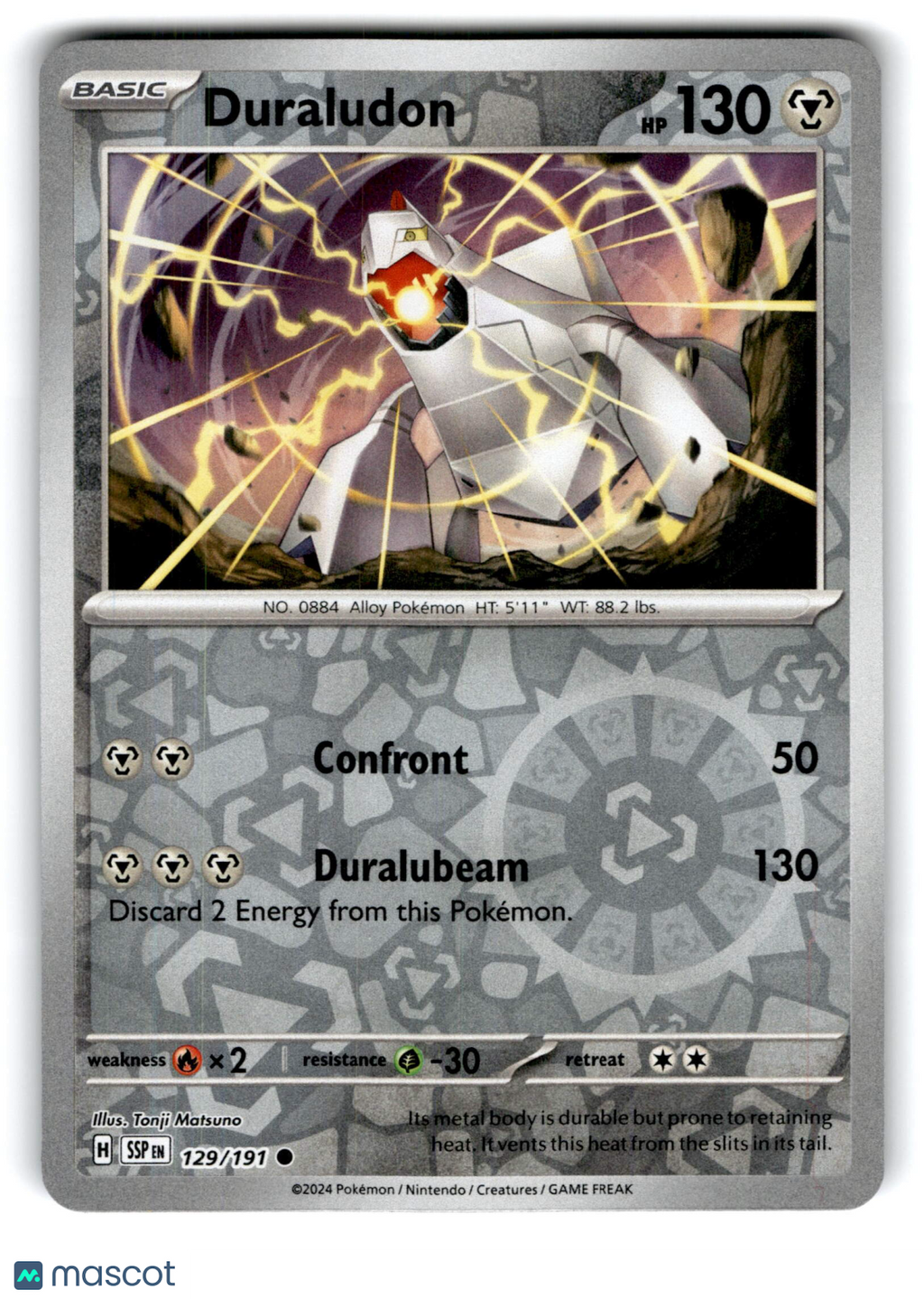 2024 Pokemon Duraludon #129/191