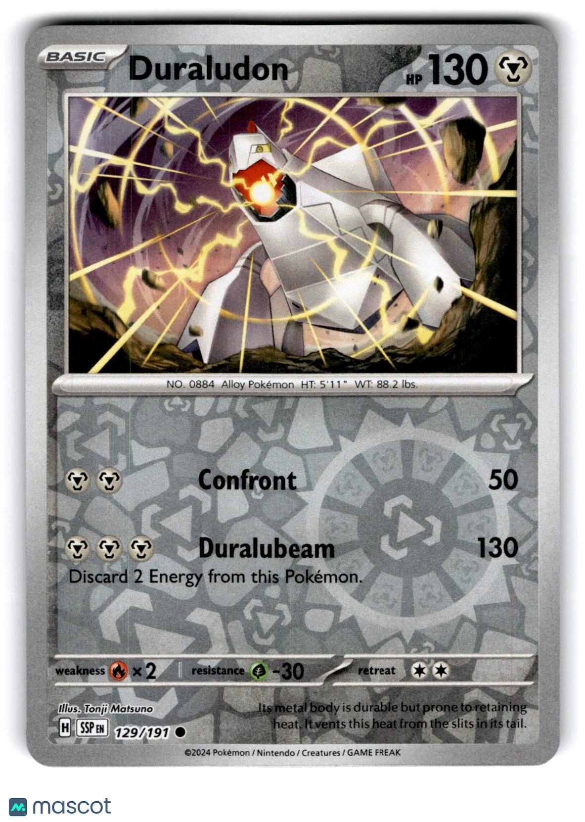 2024 Pokemon Duraludon #129/191