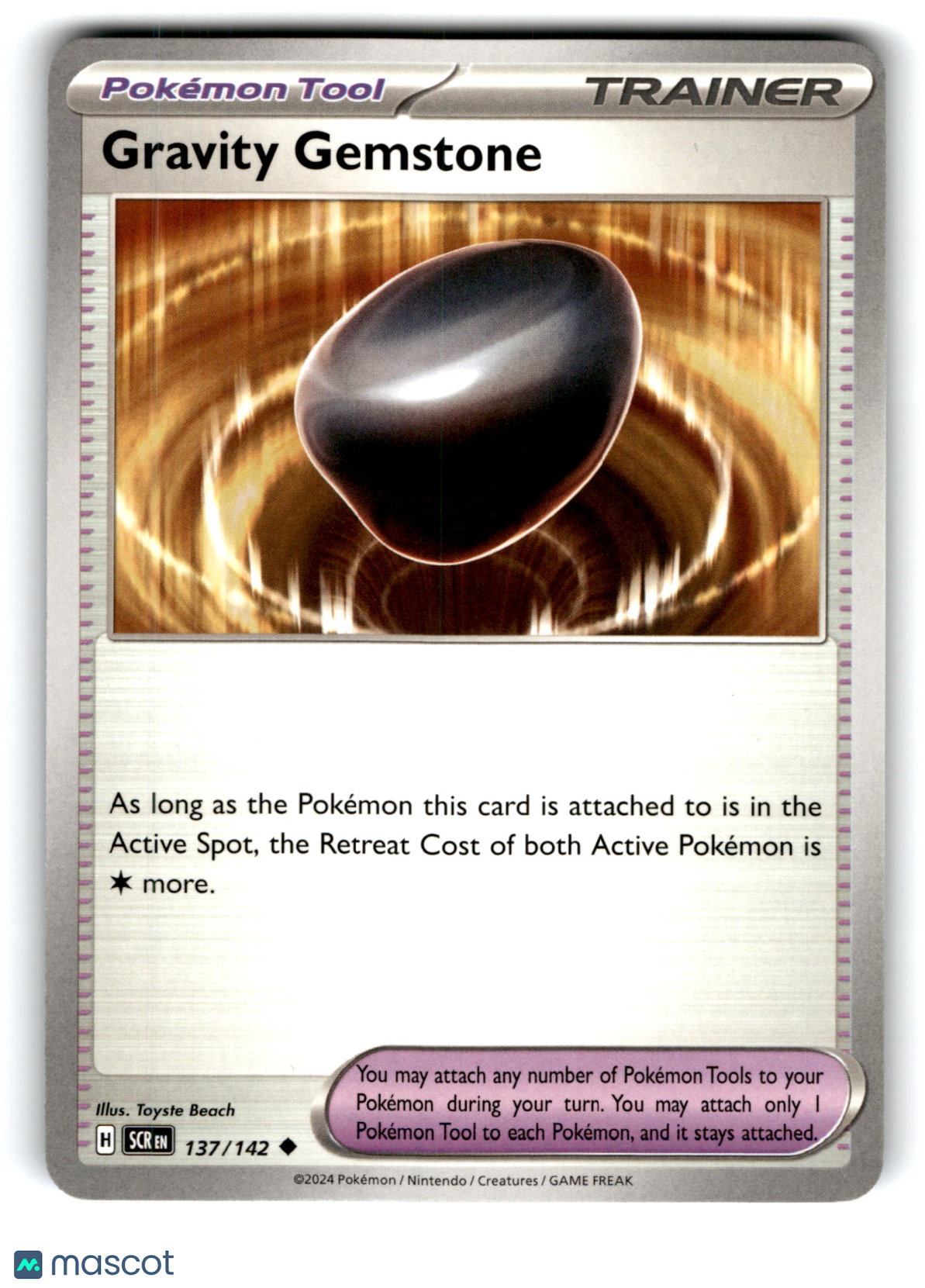 2024 Pokemon Gravity Gemstone #137/142