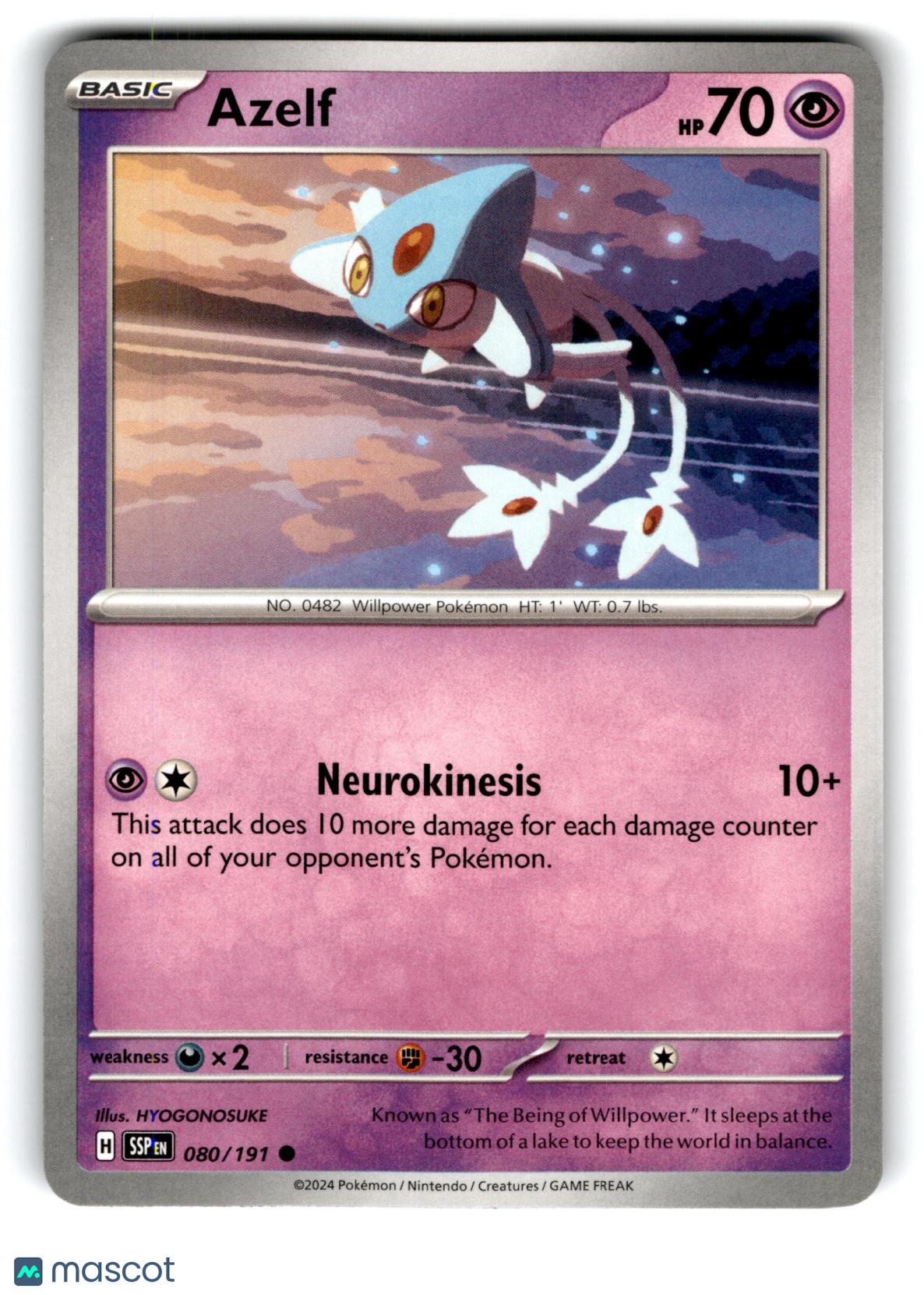 2024 Pokemon Azelf #80/191